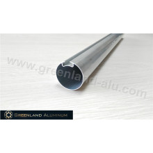 Tubo de dirección de persiana enrollable de plata anodizada de aluminio